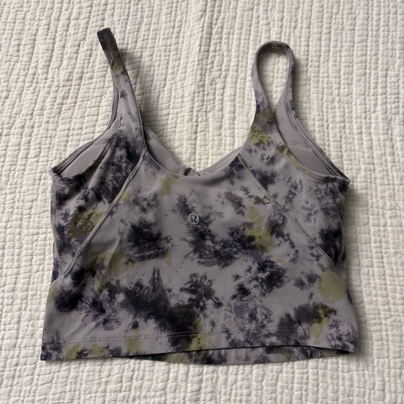 lululemon align tie-dye purple and green women’s size 4 tank top - Picture 2 of 4